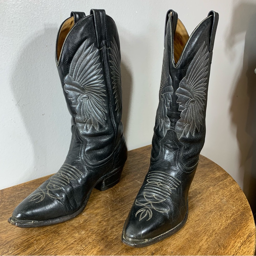 Boulet vintage cowboy leather boots